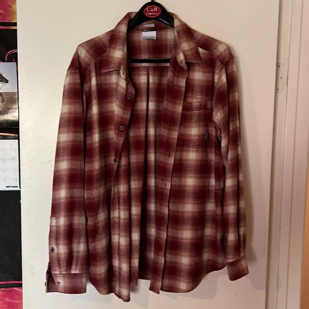 Columbia red flannel
